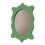 Moldura Provençal Colorida Oval Em MDF 6mm Para Quadros Decorativos Com Fundo MDF e PVC Antirreflexo