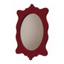 Moldura Provençal Colorida Oval Em MDF 6mm Para Quadros Decorativos Com Fundo MDF e PVC Antirreflexo