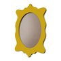 Moldura Provençal Colorida Oval Em MDF 6mm Para Quadros Decorativos Com Fundo MDF e PVC Antirreflexo