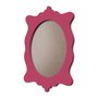 Moldura Provençal Colorida Oval Em MDF 6mm Para Quadros Decorativos Com Fundo MDF e PVC Antirreflexo
