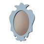 Moldura Provençal Colorida Oval Em MDF 6mm Para Quadros Decorativos Com Fundo MDF e PVC Antirreflexo