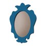Moldura Provençal Colorida Oval Em MDF 6mm Para Quadros Decorativos Com Fundo MDF e PVC Antirreflexo