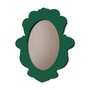 Moldura Provençal Colorida Oval Em MDF 6mm Para Quadros Decorativos Com Fundo MDF e PVC Antirreflexo