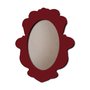 Moldura Provençal Colorida Oval Em MDF 6mm Para Quadros Decorativos Com Fundo MDF e PVC Antirreflexo