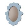 Moldura Provençal Colorida Oval Em MDF 6mm Para Quadros Decorativos Com Fundo MDF e PVC Antirreflexo