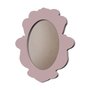 Moldura Provençal Colorida Oval Em MDF 6mm Para Quadros Decorativos Com Fundo MDF e PVC Antirreflexo