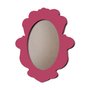 Moldura Provençal Colorida Oval Em MDF 6mm Para Quadros Decorativos Com Fundo MDF e PVC Antirreflexo