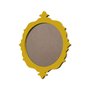 Moldura Provençal Colorida Redonda Em MDF 6mm Para Quadros Decorativos Com Fundo MDF