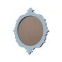 Moldura Provençal Colorida Redonda Em MDF 6mm Para Quadros Decorativos Com Fundo MDF