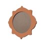 Moldura Provençal Colorida Redonda Em MDF 6mm Para Quadros Decorativos Com Fundo MDF