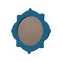 Moldura Provençal Colorida Redonda Em MDF 6mm Para Quadros Decorativos Com Fundo MDF