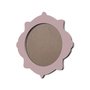 Moldura Provençal Colorida Redonda Em MDF 6mm Para Quadros Decorativos Com Fundo MDF