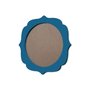 Moldura Provençal Colorida Redonda Em MDF 6mm Para Quadros Decorativos Com Fundo MDF