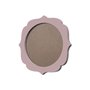 Moldura Provençal Colorida Redonda Em MDF 6mm Para Quadros Decorativos Com Fundo MDF