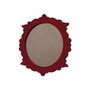 Moldura Provençal Colorida Redonda Em MDF 6mm Para Quadros Decorativos Com Fundo MDF