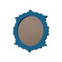 Moldura Provençal Colorida Redonda Em MDF 6mm Para Quadros Decorativos Com Fundo MDF