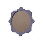 Moldura Provençal Colorida Redonda Em MDF 6mm Para Quadros Decorativos Com Fundo MDF