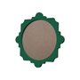 Moldura Provençal Colorida Redonda Em MDF 6mm Para Quadros Decorativos Com Fundo MDF