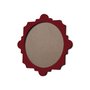 Moldura Provençal Colorida Redonda Em MDF 6mm Para Quadros Decorativos Com Fundo MDF