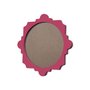Moldura Provençal Colorida Redonda Em MDF 6mm Para Quadros Decorativos Com Fundo MDF