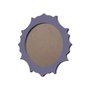 Moldura Provençal Colorida Redonda Em MDF 6mm Para Quadros Decorativos Com Fundo MDF