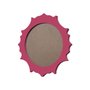 Moldura Provençal Colorida Redonda Em MDF 6mm Para Quadros Decorativos Com Fundo MDF