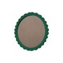 Moldura Provençal Colorida Redonda Em MDF 6mm Para Quadros Decorativos Com Fundo MDF