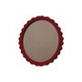 Moldura Provençal Colorida Redonda Em MDF 6mm Para Quadros Decorativos Com Fundo MDF