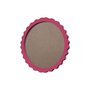 Moldura Provençal Colorida Redonda Em MDF 6mm Para Quadros Decorativos Com Fundo MDF