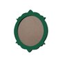 Moldura Provençal Colorida Redonda Em MDF 6mm Para Quadros Decorativos Com Fundo MDF