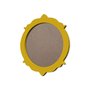 Moldura Provençal Colorida Redonda Em MDF 6mm Para Quadros Decorativos Com Fundo MDF