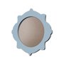 Moldura Provençal Colorida Redonda Em MDF 6mm Para Quadros Decorativos Com Fundo MDF e PVC Antirreflexo