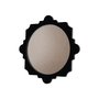Moldura Provençal Colorida Redonda Em MDF 6mm Para Quadros Decorativos Com Fundo MDF e PVC Antirreflexo