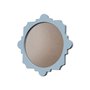 Moldura Provençal Colorida Redonda Em MDF 6mm Para Quadros Decorativos Com Fundo MDF e PVC Antirreflexo