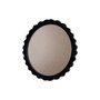 Moldura Provençal Colorida Redonda Em MDF 6mm Para Quadros Decorativos Com Fundo MDF e PVC Antirreflexo