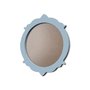 Moldura Provençal Colorida Redonda Em MDF 6mm Para Quadros Decorativos Com Fundo MDF e PVC Antirreflexo