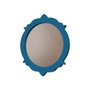 Moldura Provençal Colorida Redonda Em MDF 6mm Para Quadros Decorativos Com Fundo MDF e PVC Antirreflexo