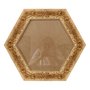 Moldura Provençal com Gravação Hexagonal para Quadros com Fundo MDF e Vidro - 6x1,5