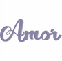 Palavra Decorativa Amor Lettering Para Parede - 6mm