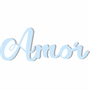 Palavra Decorativa Amor Lettering Para Parede - 6mm
