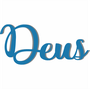 Palavra Decorativa Deus Lettering Para Parede - 6mm