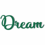 Palavra Decorativa Dream Lettering Para Parede - 6mm
