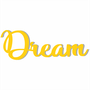 Palavra Decorativa Dream Lettering Para Parede - 6mm