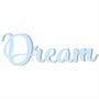 Palavra Decorativa Dream Lettering Para Parede - 6mm