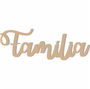 Palavra Decorativa Família Lettering Para Parede - 6mm