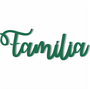 Palavra Decorativa Família Lettering Para Parede - 6mm