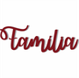 Palavra Decorativa Família Lettering Para Parede - 6mm