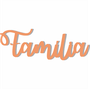 Palavra Decorativa Família Lettering Para Parede - 6mm