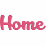 Palavra Decorativa Home Lettering Para Parede - 6mm