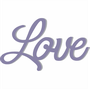 Palavra Decorativa Love Lettering Para Parede - 6mm
